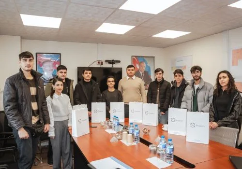 PMD Projects tələbələr &uuml;&ccedil;&uuml;n Scandens PI zavoduna sahə gəzintisini təşkil etdi